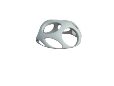 SciFi Cube Object No 47597 Low Poly Shape Low-poly 3D model