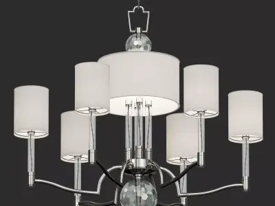 Hudson Valley Waterloo Chandelier 3D model