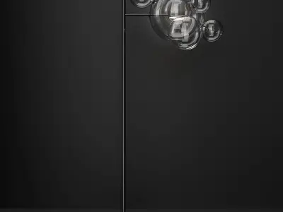 Floor lamp Giopato and Coombes Bolle 6 bubbles 3D model
