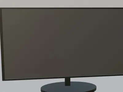 stand led monitor for game unity 3D model