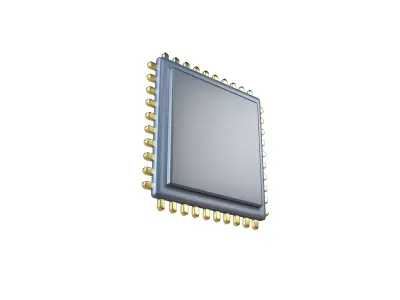 Chip Icon v1 002 Low-poly 3D model