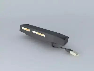 Reader device with light Free 3D model