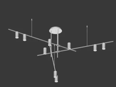 Tribes Chandelier Lightology 3D model