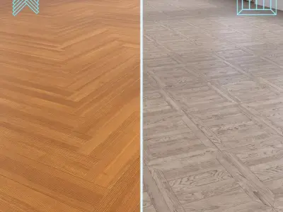 Parquet - Laminate - Wooden floor 2 in 1 Low-poly 3D model 59