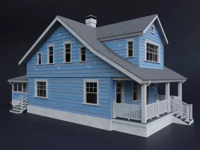 House01 Low-poly 3D model