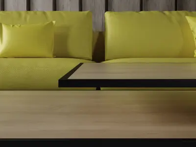 Sofa Set - Home Furniture 08 3D model