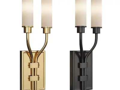WINFIELD DOUBLE SCONCE Low-poly 3D model