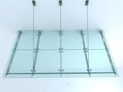 Glass canopy 2 3D model