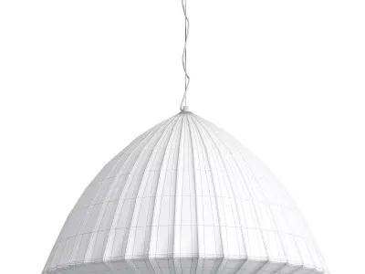 Bubble Bell Pendant Light White Low-poly 3D model