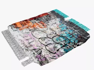 CALLE HENZEL Coutinho C3 Frozen Cut carpet 3D model