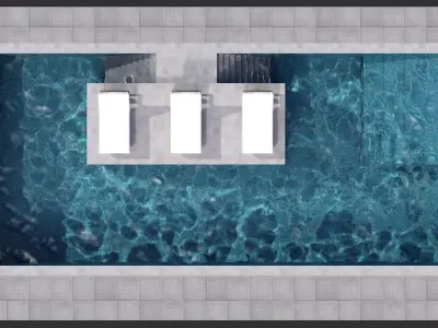 SWIMMING POOL NO103 A 3D model