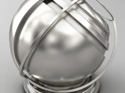 VRAY SHADER---METAL---Rhodium Texture