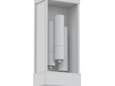 Portico Aluminum 3D model