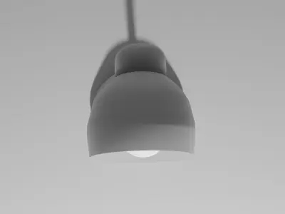 Simple Desk Lamp - 3D Model 3D model