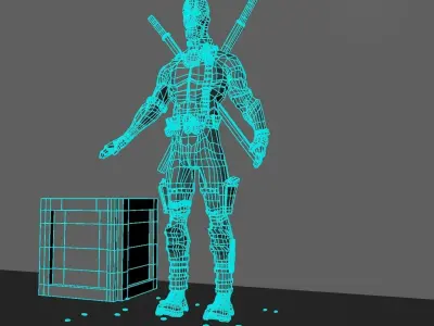 Deadpool 3D model