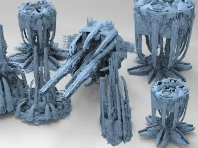 Sci Fi Wraith Claw City interceptor City Hub Collection  3D model