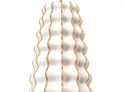 Esperanza Pendant By Corbett Lighting 3D model