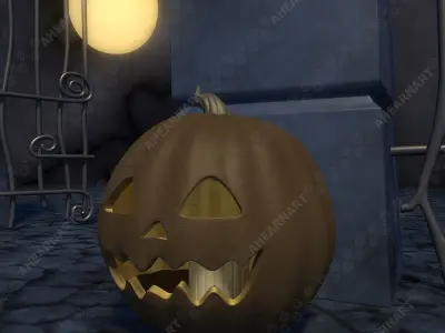 Nightmare Before Christmas Gate 3D model