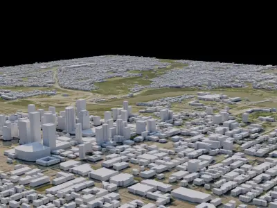 Edmonton - Canada 3D model