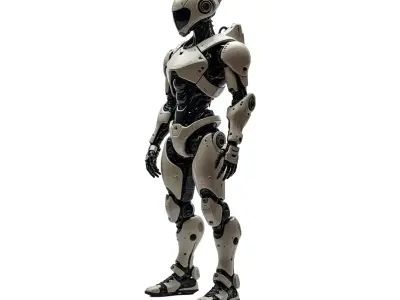 humanoid robot 3D model