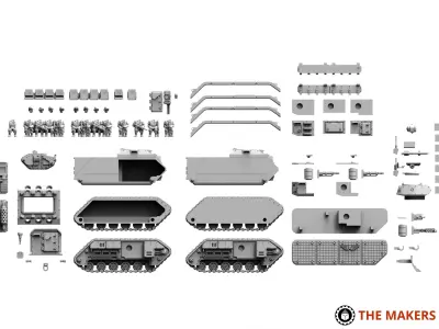 Universal Guard - Transport Tank 3D print model