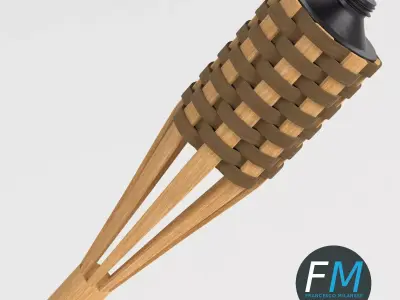 Garden Torch 2 3D model