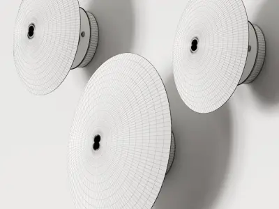 Santa Cole Disco Wall Lamps 3D model