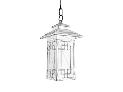 Korean Traditional Lamps 3D model