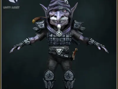 Goblins Army Light Version Low-poly 3D model