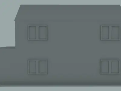 Street House  3D model