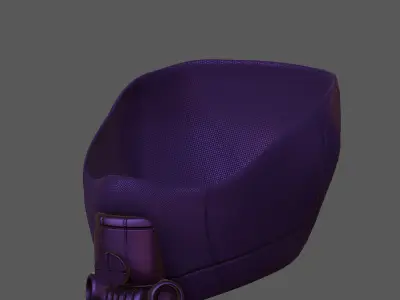 Gas mask helmet 3d model scifi Low-poly  Low-poly 3D model 277
