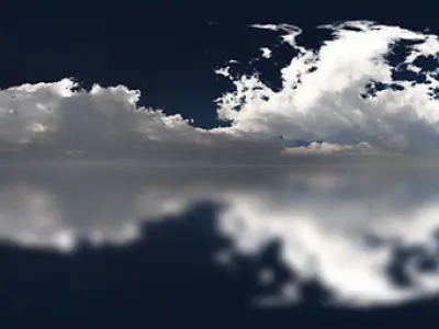 4k HDR Afternoon Cloudy Sky 3D model