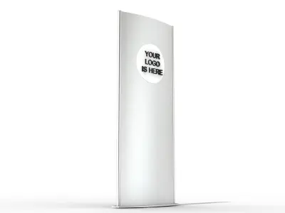 Chrome Signboard Free 3D model