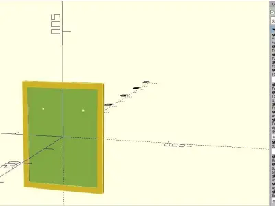 Customizable 3D Frame For HueForge Prints 3D STL HF Frame 3D model