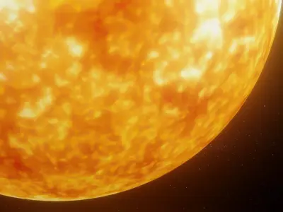 High Res Solar System 3D Model With 25 Sci Fi Music Tracks Low-poly 3D model