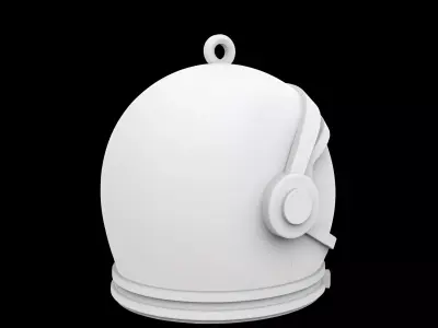 Astronaut Keychain 3D Print Model 3D print model