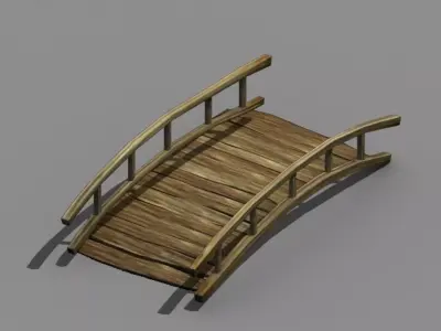 Yamano - Wooden Bridge 35 3D model