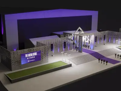 The Arena Riyadh Venue - Saudi Arabia 3D model