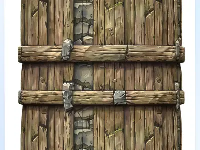 Stylized Wood Seamless Texture Texture