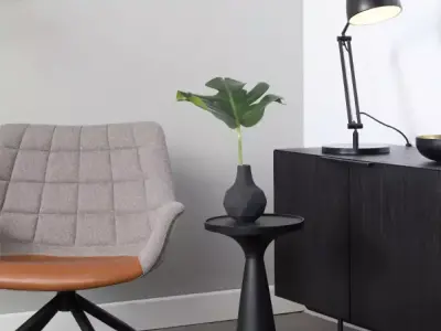 Modern Black Adjustable Desk Lamp  Low-poly 3D model