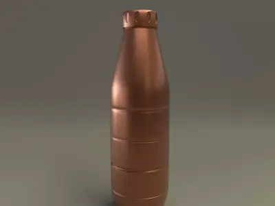 Copper Water bottle 3D model