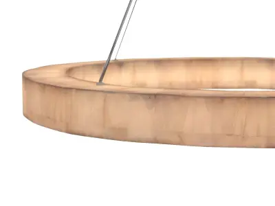Rivage Round Chandelier 40in 3D model