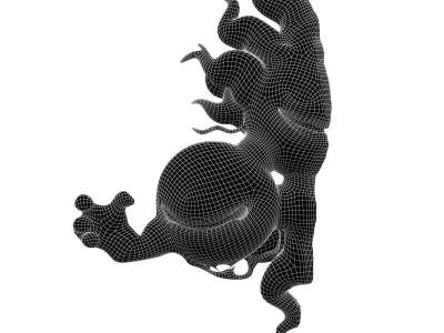 Soul Demon Character v1 001 Low-poly 3D model