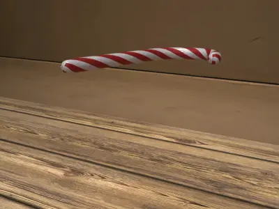 Candy Cane Prop for Daz3D