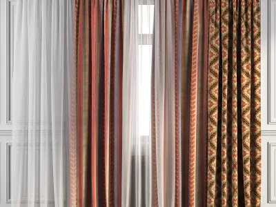 Curtain Set 103 3D model