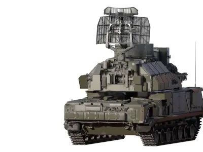 TOR M1 missile system 3D model