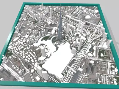 Business Bay Dubai United Arab Emirates 3D model