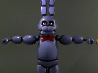 Five Nights at Freddy character Low-poly 3D model