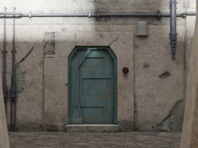 The Mandalorian - The Imperial Entrance 1-6 scale 3D print model