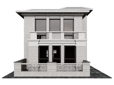 Villa Block 02 3D model